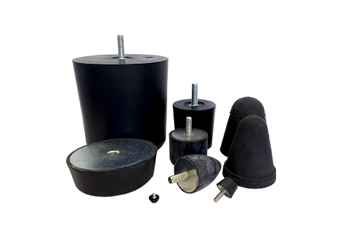 Gummibuffertar och PUR-buffertar används för dämpning av alla typer av stötar
