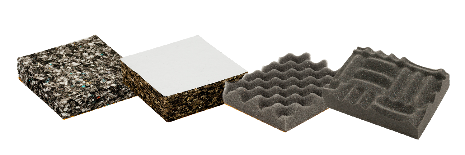 Ljudabsorbenter används oftast för ljudabsorption