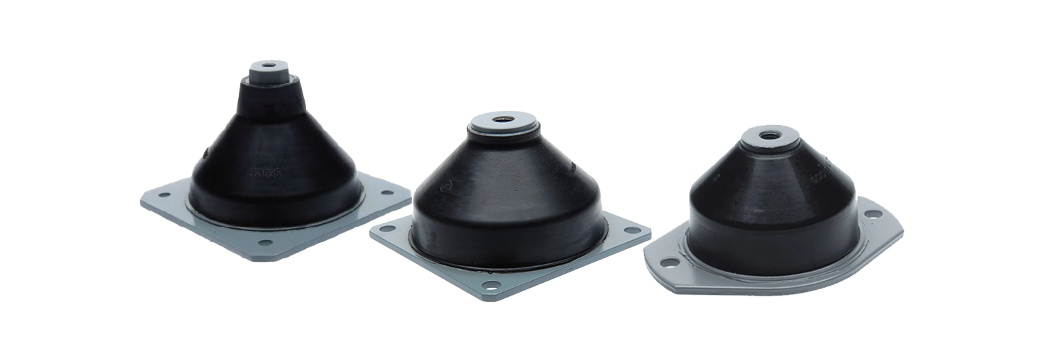 Elastomer mounts har bra stöt- och vibrationsdämpande egenskaper