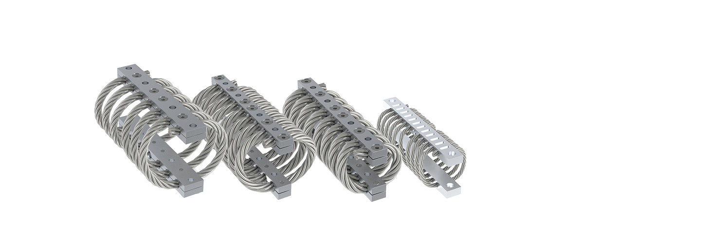 Stöt- och vibrationsdämpare typ Helical 
