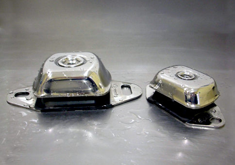 Rostfria säkrade dämpare för offshore